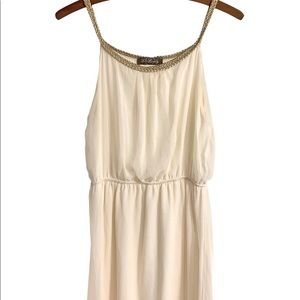 Cleopatra Style Maxi White & Gold Dress from Paris